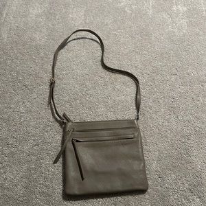 Taupe/Gray crossbody purse